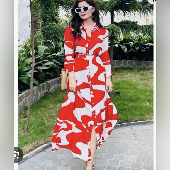 Zara Printed Dress ZW Collection. New With Tags. - Picture 4 of 11